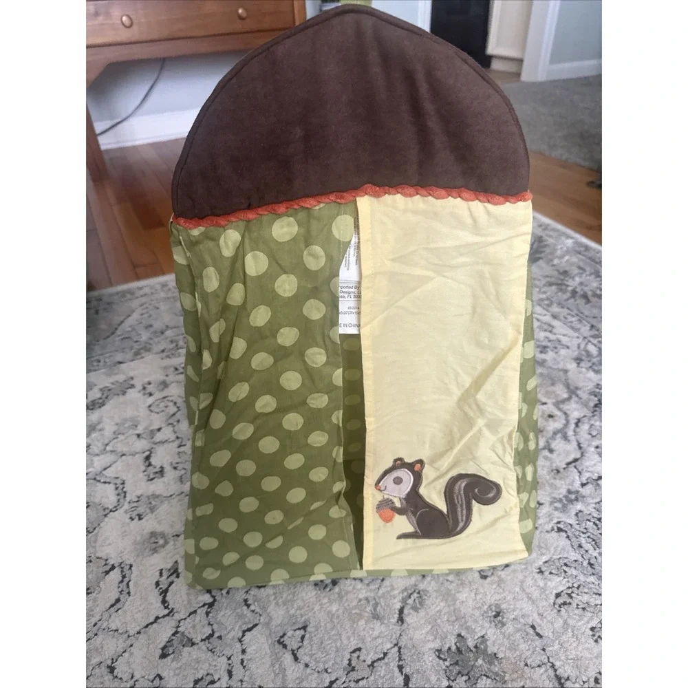 Woodland Forrest Hanging Diaper Stacker Primitive Cottage Core Squirrel